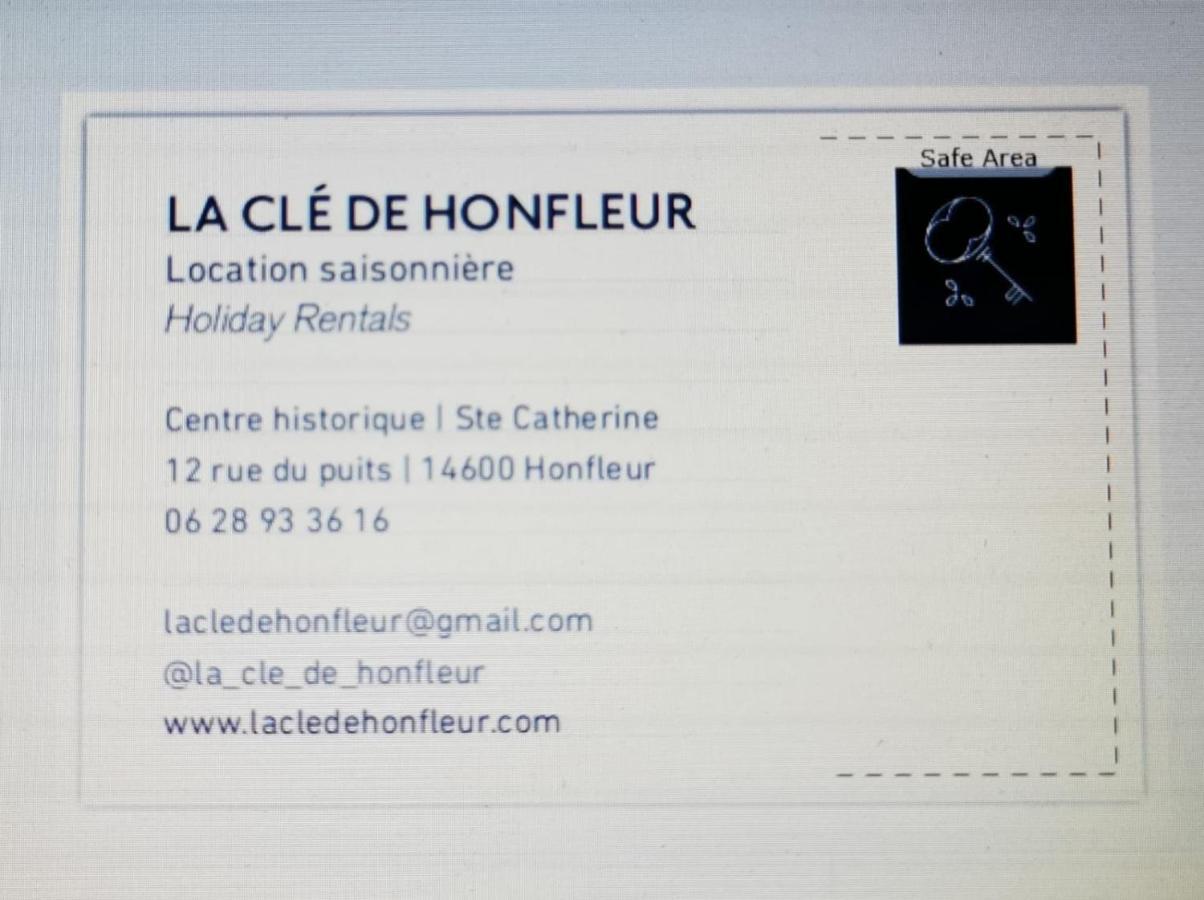 -La Maison Balancoire - Parking Prive - Coeur Historique -La Clef De Honfleur Ngoại thất bức ảnh